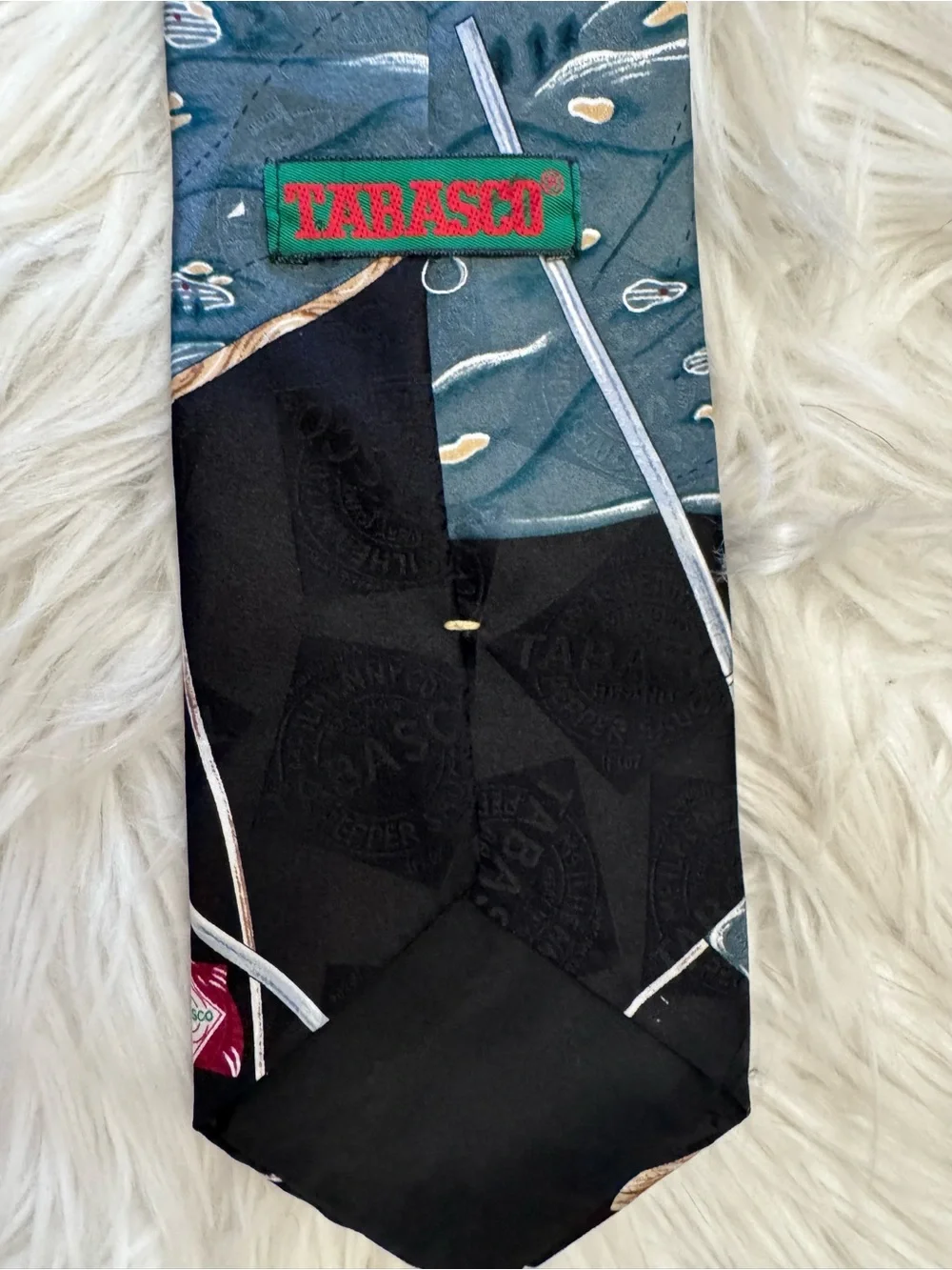 Tabasco Hot Sauce Golf Course Clubs Silk Tie Old Money Preppy Dapper Novelty Dad